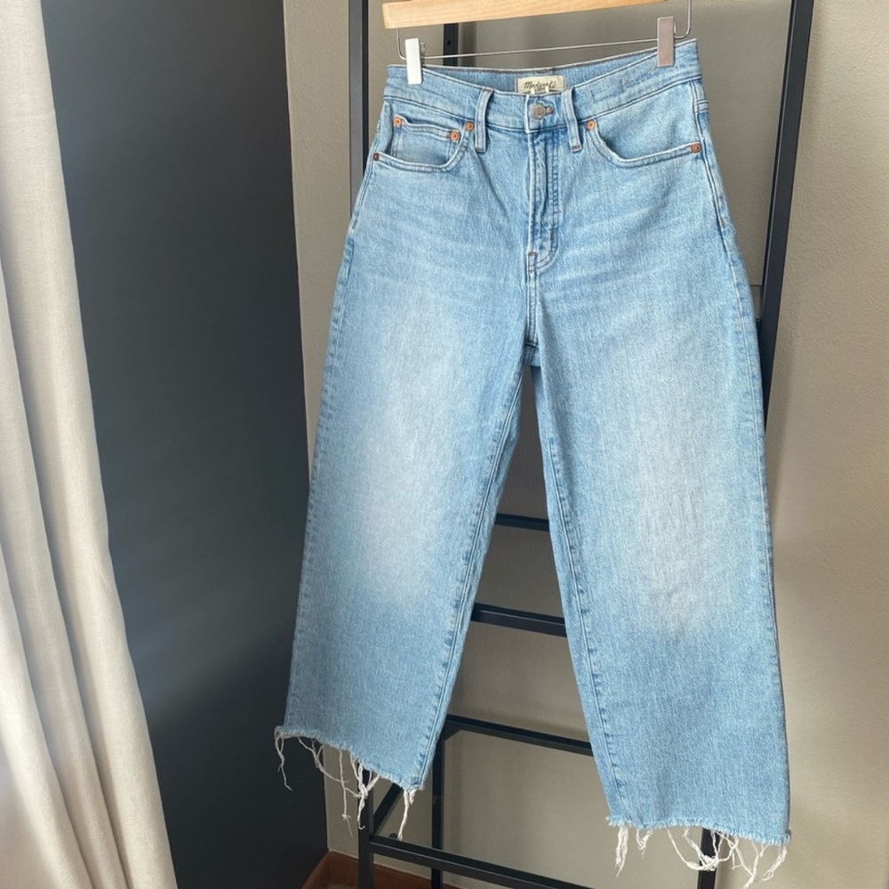 Madewell Perfect Vintage Wide Leg Crop Jeans